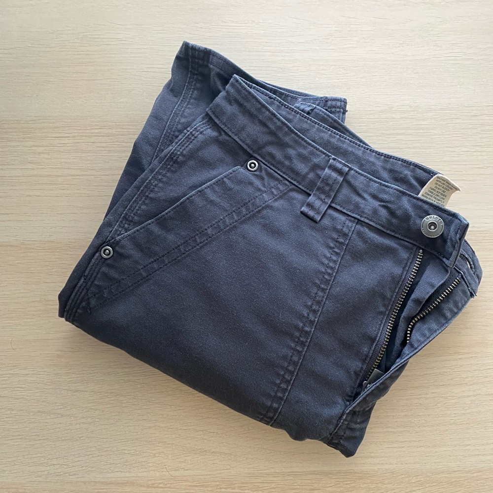 Duluth cotton blend cropped coolmax women’s pants with utility pockets